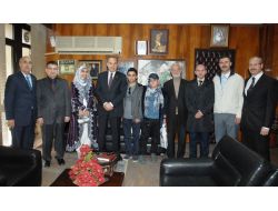 Başkan Sözlü, Türkçe Olimpiyatları Elemelerine Katılacak Öğrencileri Ağırladı