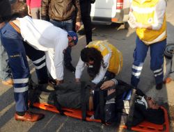 Motosiklet Sürücüsü Ölümden Döndü