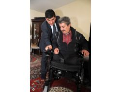 Tren Kazasında İki Ayağını Kaybeden Vatandaşa Akülü Araç Yardımı