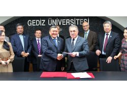 Gediz İle Çimkent Üniversiteleri Kardeş Oldu