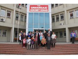 Down Sendromlu Çocuklar Kaymakam’ı Ziyaret Etti