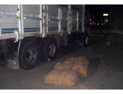 Mercimek Yüklü Kamyondan 70 Kilo Kubar Esrar Çıktı