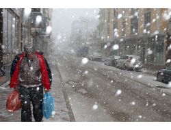 Baharı Bekleyen Bayburt Karla Uyandı