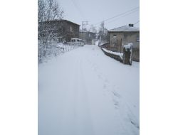 Eflani’de Kar Yağışı