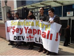 Ösym Önünde Zincirli Protesto