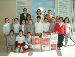 Minik Öğrenciler, Kardeş Okullarına Kitap Ve Kırtasiye Malzemesi Gönderdi