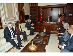 Çukurova Belediyeler Birliği Yöneticileri Zihni Aldırmaz’ı Ziyaret Etti