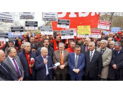 Disk, Chp'li Vekillerle Dhkp-c Baskınını Protesto Etti