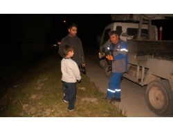 Elektrik Direğine Takılan Oyuncak Helikopter Tedaş Ekiplerine Zor Anlar Yaşattı