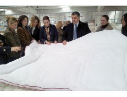 Kadın Girişimciler, Seral Pamuk Elyaf Fabrikası'nı Gezdi