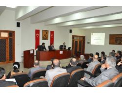 Tunceli’de Hibe Programları Toplantısı