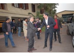 Başkan Çelikcan ‘dila Hanım' Dizisinin Setini Ziyaret Etti