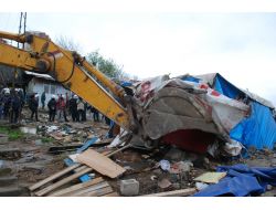 Kocaeli'nde Baraka Yıkımında Gerginlik