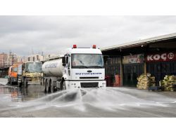 Ankara Toptancı Hali Dezenfekte Edildi