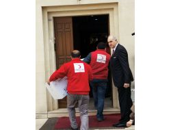 Türk Kızılayı'ndan Suriyeli Süryanilere Yardım Eli