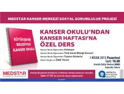 Kanser Okulu’ndan Özel Ders