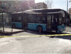 Halk Otobüsüne Molotof Bombalı Saldırı
