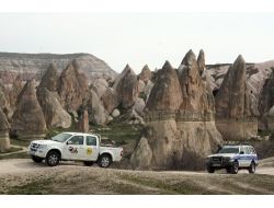 Kapadokya’da Ciple Safari Turuna Katılan Turistler Manzaraya Hayran Kalıyor