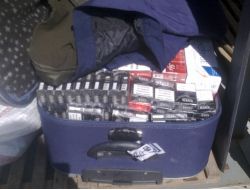 Otobüsle Sigara Kaçakçılığına Polis Engeli