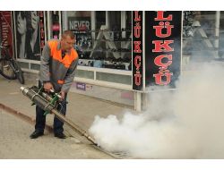 Belediye İlaçlamaları Sürdürüyor