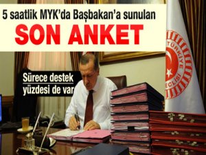 İŞTE SON ANKET