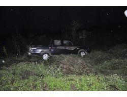 Takla Atan Kamyonetin Sürücüsü Yaralandı