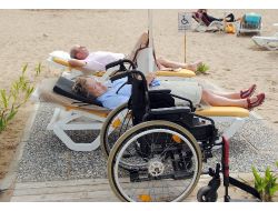 Çolaklı'da Sahiller Engelli Turistlerin Kullanımına Uygun Hale Getirildi