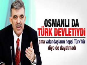 Osmanlı da TÜRK Devletiydi..