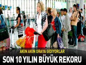 İstanbul'da turist rekoru