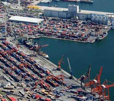 Mersin Limanında iş bırakma eylemi