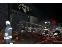 Kağıt Fabrikasında Yangın