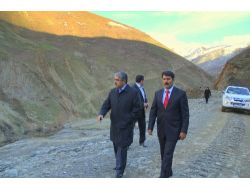 Muş Valisi Çınar, Heyelan Bölgesini İnceledi