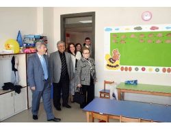 Oğlu Tarafından Adına Yaptırılan Okulda Öğrencilerle Buluştu