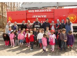 Muşlu Miniklerden İtfaiye Ziyareti