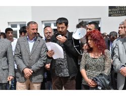 Eğitim Sen Üyelerinden Soruşturma Protestosu