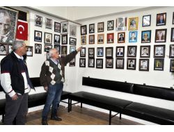 Köyde Ölenlerin Fotoğraflarını Toplayıp Sergi Açtı