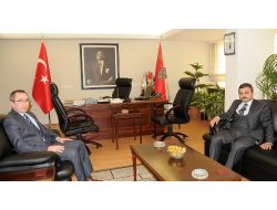 Çorum Belediye Başkanı Külcü'den Emniyet Müdürü Doğan'a Taziye Ziyareti