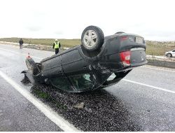 Karapınar'da Trafik Kazası: 1 Yaralı
