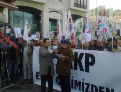 Zamları Portesto Eden Ödp'liler Ak Parti'ye Yürüdü