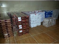 Suriyeli 9 Bin 500 Paket Sigara İle Yakalandı