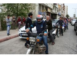 Silifke'de Motosiklet Sürücülerine Ücretsiz Kask Dağıtıldı