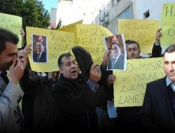 Filistin Yardım Konvoyuna Yapılan Saldırı İskederun'da Da Protesto Edildi