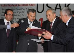 Bakan Veysel Eroğlu, Uşak’tan Ayrıldı