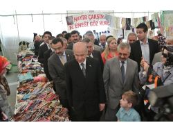 Bahçeli'ye Memleketinde Sıkma Ve Ispanaklı Börek İkram Edildi