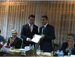 Göle Emniyet Müdürü'ne Veda Yemeği