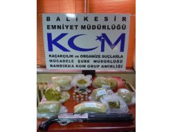 Bandırma'da Toz Esrar Ele Geçirildi