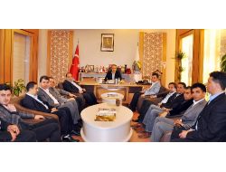 Birsiad Üyesi İş Adamları İnegöl Belediye Başkanı Aktaş'ı Ziyaret Etti