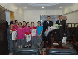 Özel Namık Koleji Öğrencileri, Çankırı Emniyet Müdürü'nü Ziyaret Etti