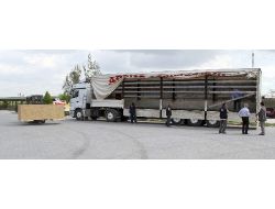 Uganda'ya Kurulacak Hastanesinin Tıbbi Malzemeleri Adana'dan Yola Çıktı