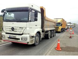 Kamyonlara Radarlı Hız Denetimi